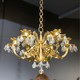 Vintage paired chandeliers