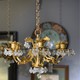 Vintage paired chandeliers