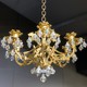 Vintage paired chandeliers