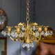 Vintage paired chandeliers