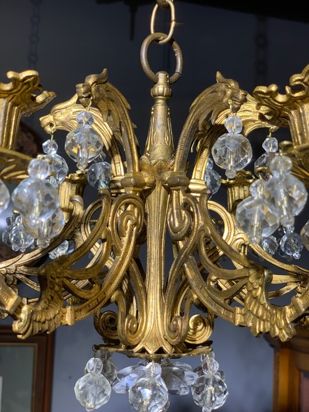 Vintage paired chandeliers