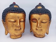 Vintage paired sculptures "Buddha" Vintage paired sculptures "Buddha"