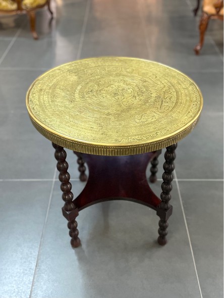 Vintage smoking table in oriental style