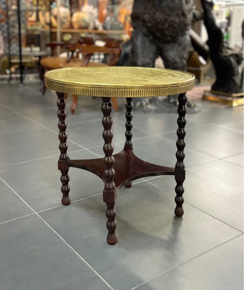 Vintage smoking table in oriental style