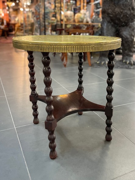 Vintage smoking table in oriental style