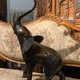 Антикварная бронзовая скульптура «Слон»