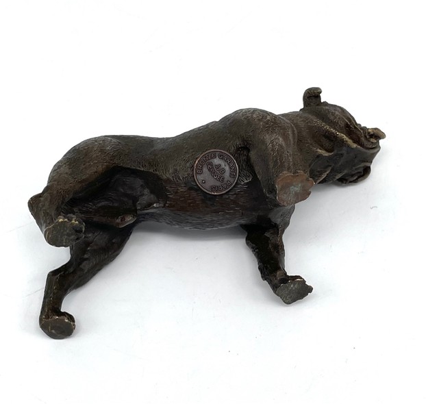 Antique sculpture "English Bulldog"