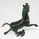 Антикварная скульптура «Скачущий конь»