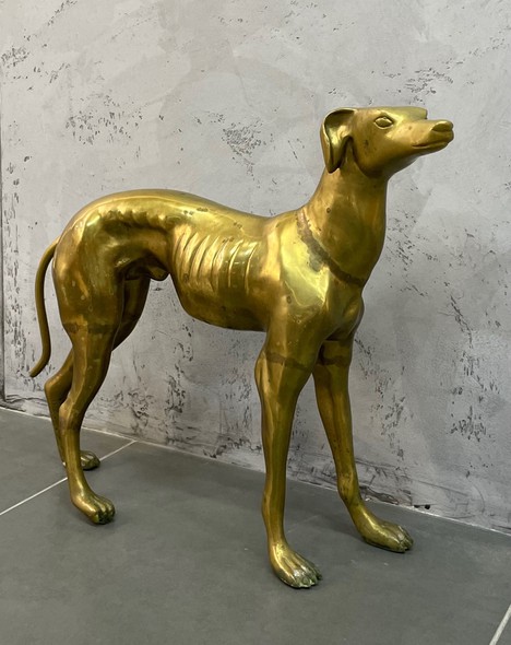 Antique sculpture "Borzoi Dog"