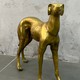 Антикварная скульптура «Собака Борзая»