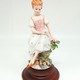 Antique figurine "Girl", Capodimonte, Benacchio