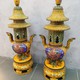 Antique paired cloisonne incense burners, China