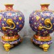 Antique pair vases