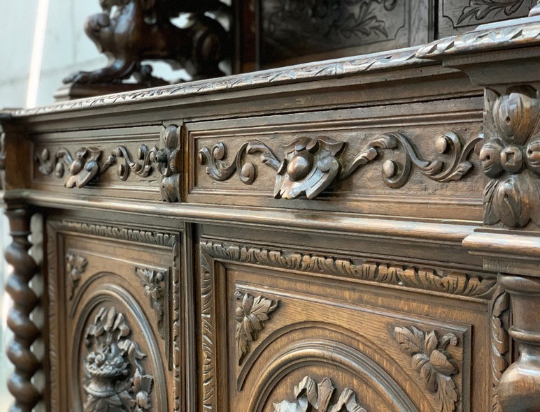 Antique renaissance sideboard