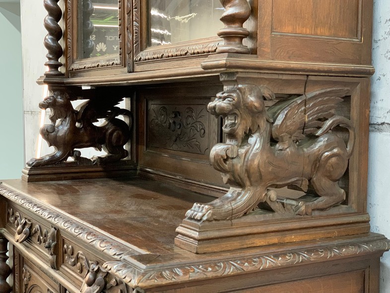 Antique renaissance sideboard