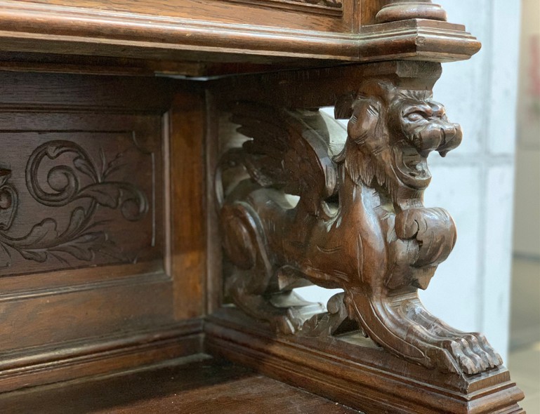 Antique renaissance sideboard