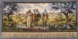 Antique tapestry "Heroes"
