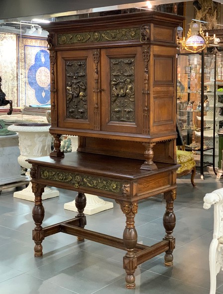 Renaissance antique cabinet