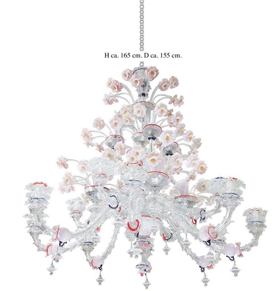 Large antique chandelier