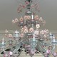 Large antique chandelier