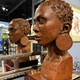 Скульптура «Представительница племени Сурма»