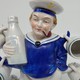 Vintage statuette-damask "Sailor"