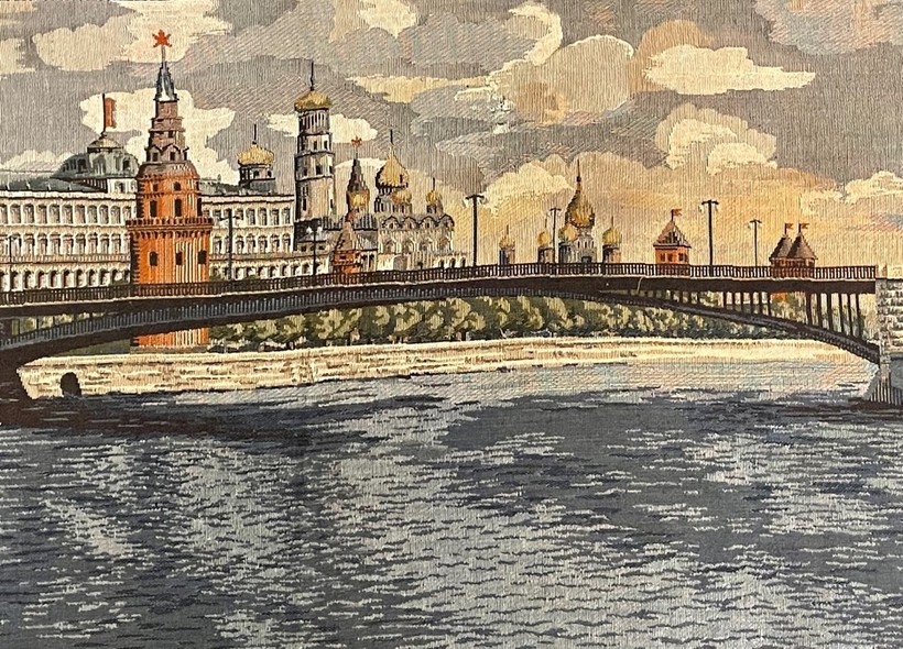 Vintage carpet "Moscow Kremlin"