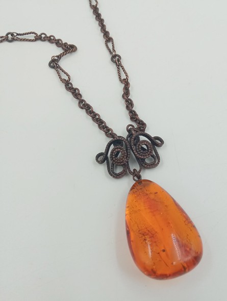 Vintage Amber Pendant