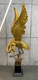 Antique sculpture "Crane"