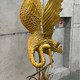 Antique sculpture "Crane"