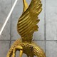 Antique sculpture "Crane"