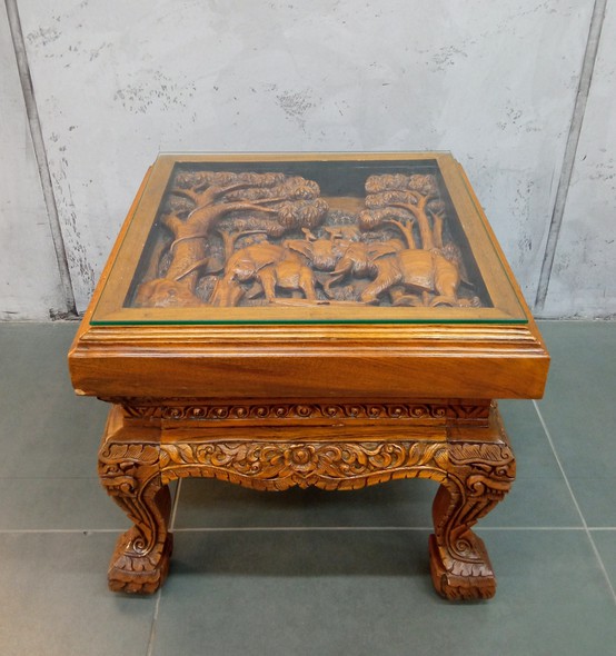 Antique carved table