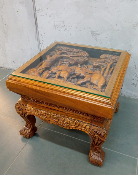 Antique carved table