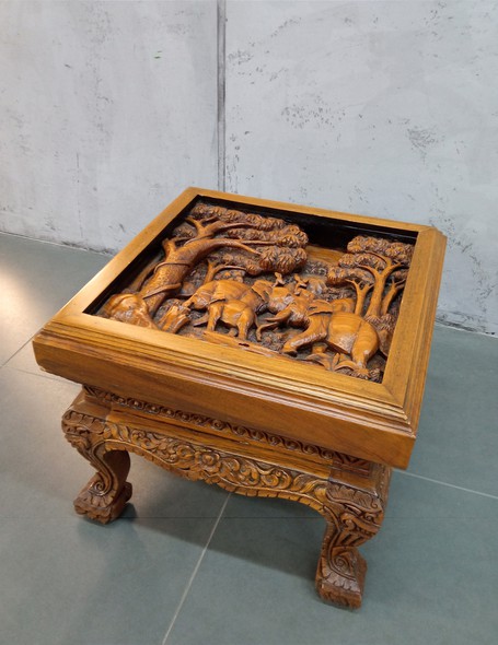 Antique carved table