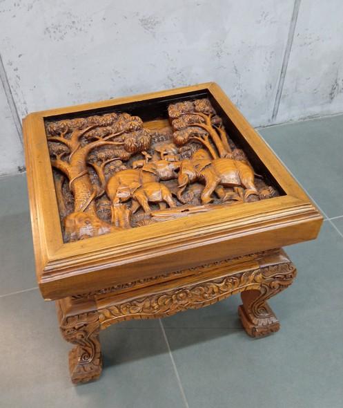 Antique carved table