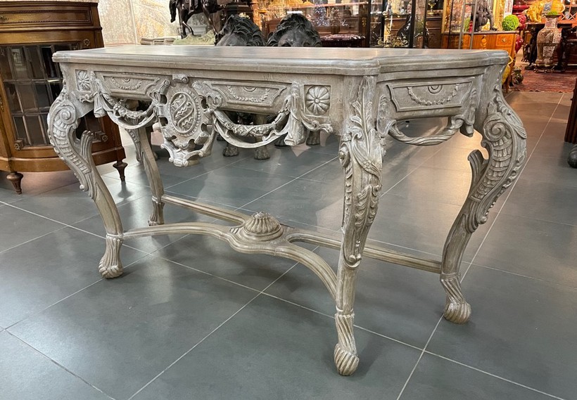 Large antique Napoleon III console