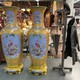 Antique cloisonne vases, China