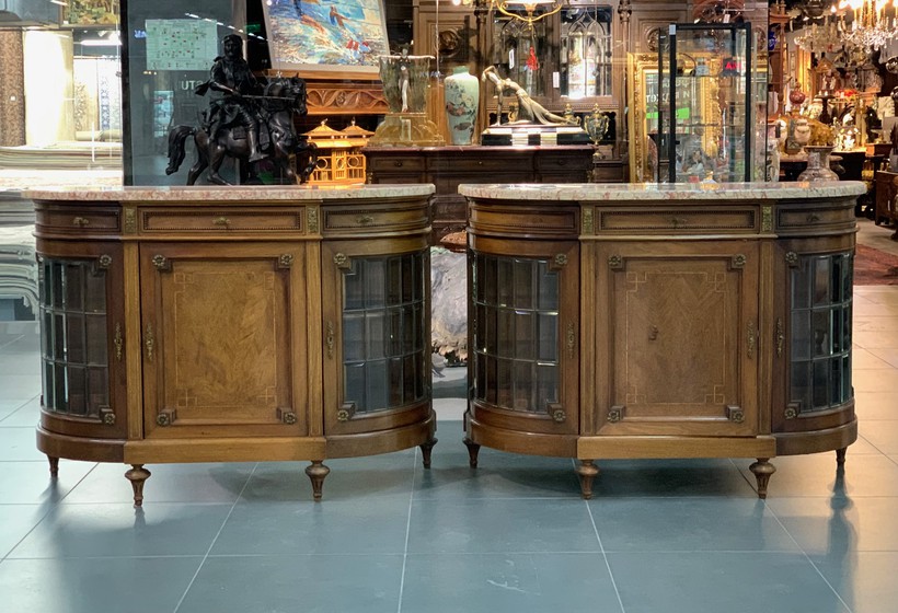 Pair of antique sideboards