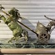 Антикварная скульптура «Римская колесница»