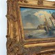 Antique paired paintings "Bays"
