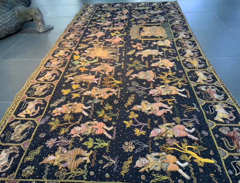 Antique tapestry from the Royal Palace