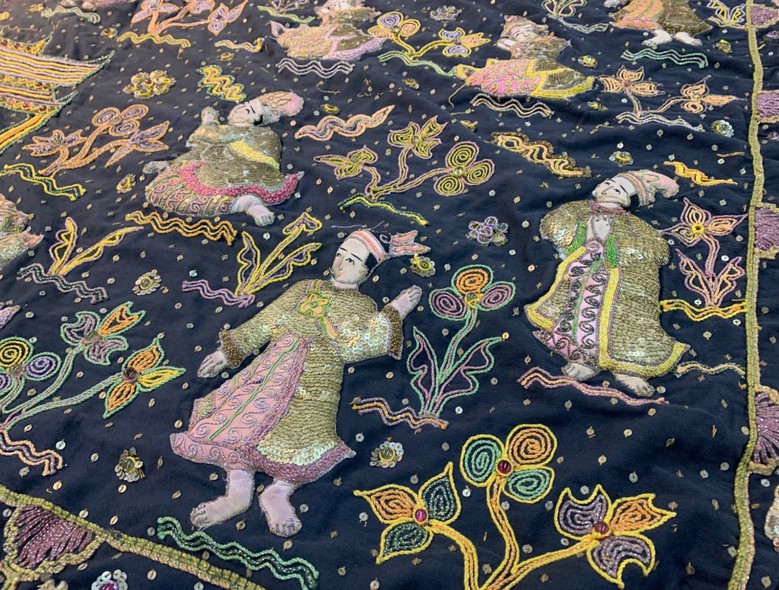 Antique tapestry from the Royal Palace