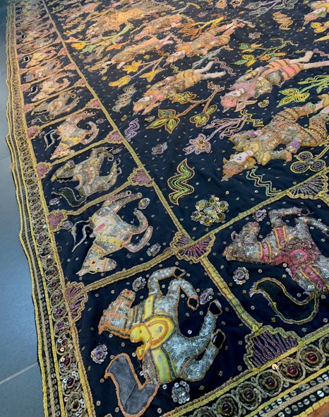 Antique tapestry from the Royal Palace