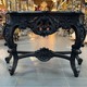 Black antique console