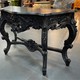 Black antique console