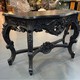 Black antique console