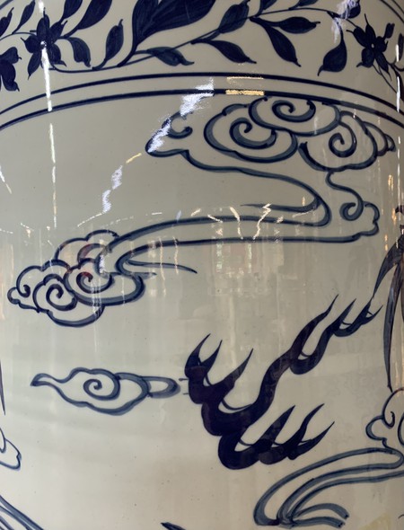 Large floor vases "Parade of Dragons"