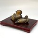 Antique sculpture "Mandarin Ducks", 1930s.