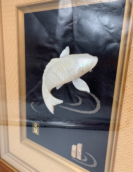 Antique panel "Carp"