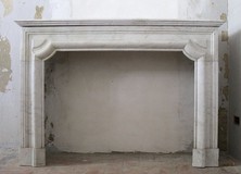 elegant old fireplace